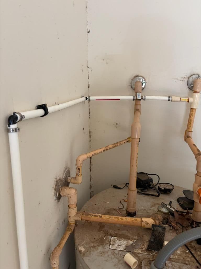 Gallery photos for Old Pipes Behind the Wall Getting a Proper Fix: Image #3