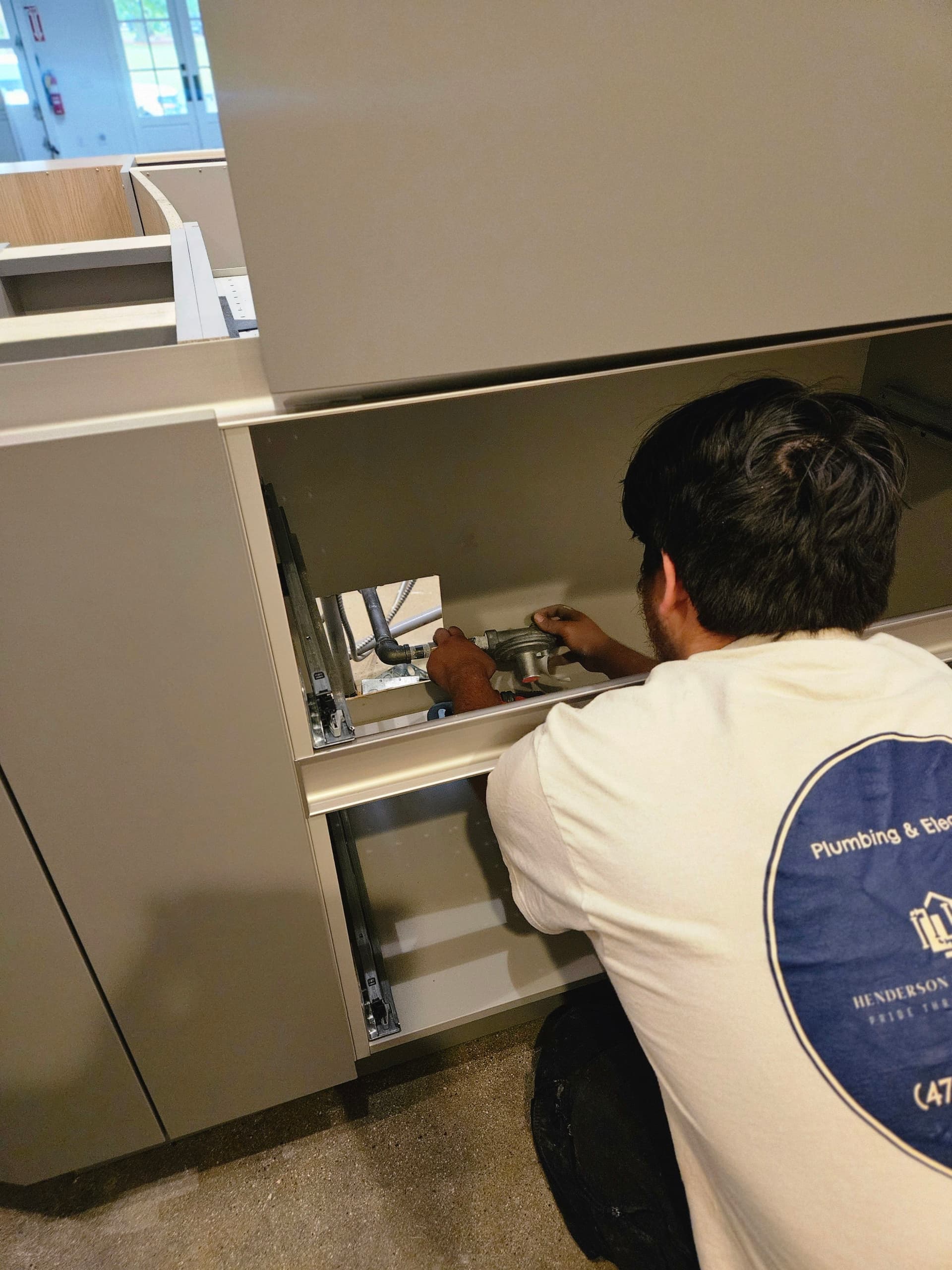 Gallery photos for Gas Line Reroute for a New Commercial Kitchen Build: Image #1