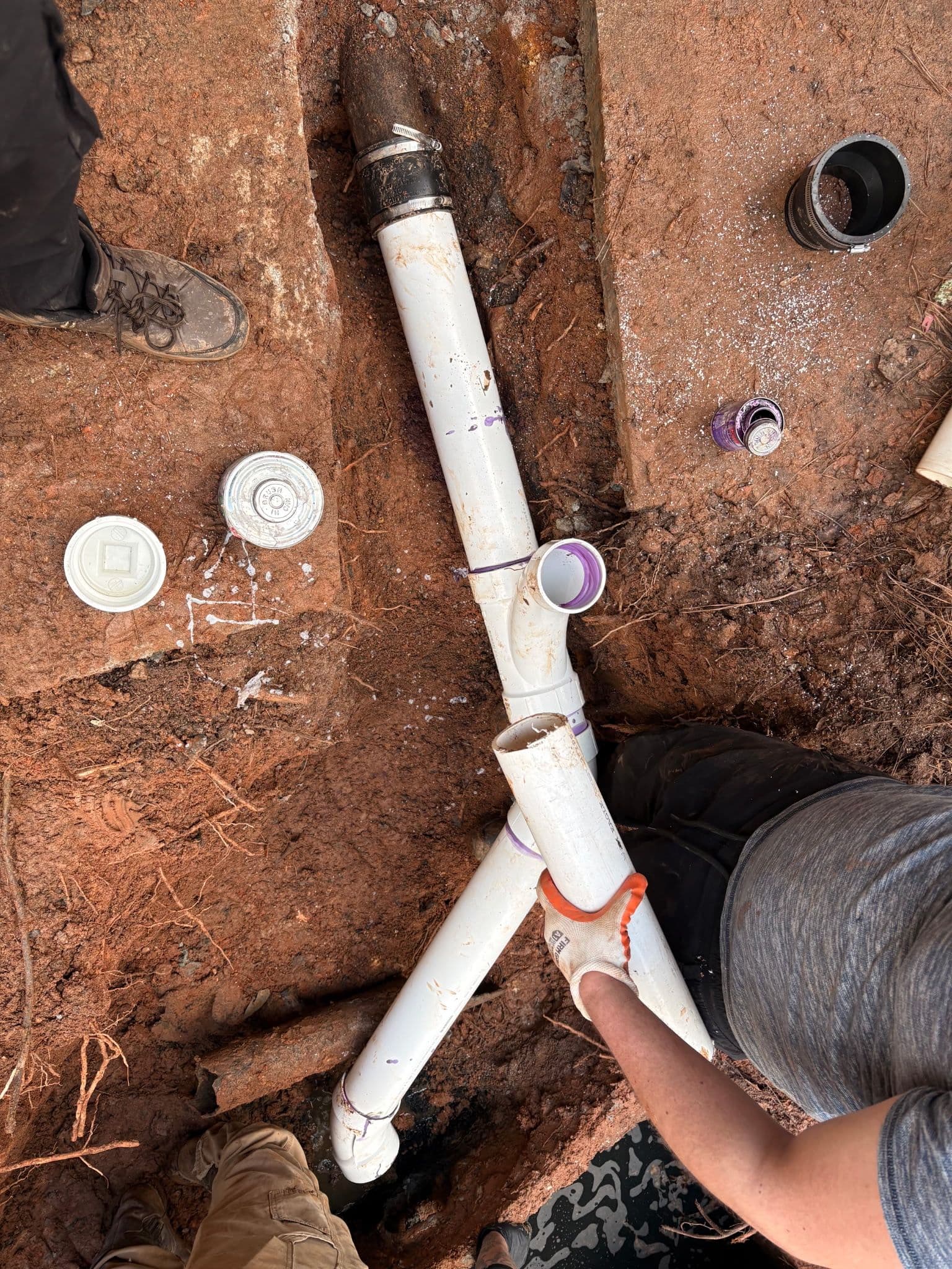 Gallery photos for Upgrading Sewer Lines with Durable PVC and External Cleanouts: Image #1