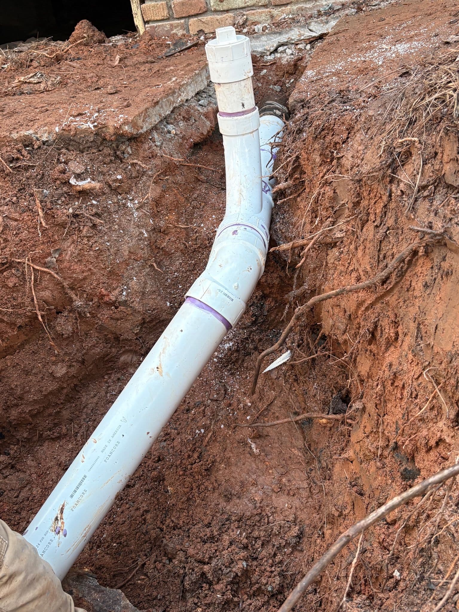 Gallery photos for Upgrading Sewer Lines with Durable PVC and External Cleanouts: Image #2